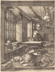 Saint Jérôme dans son étude, 1514